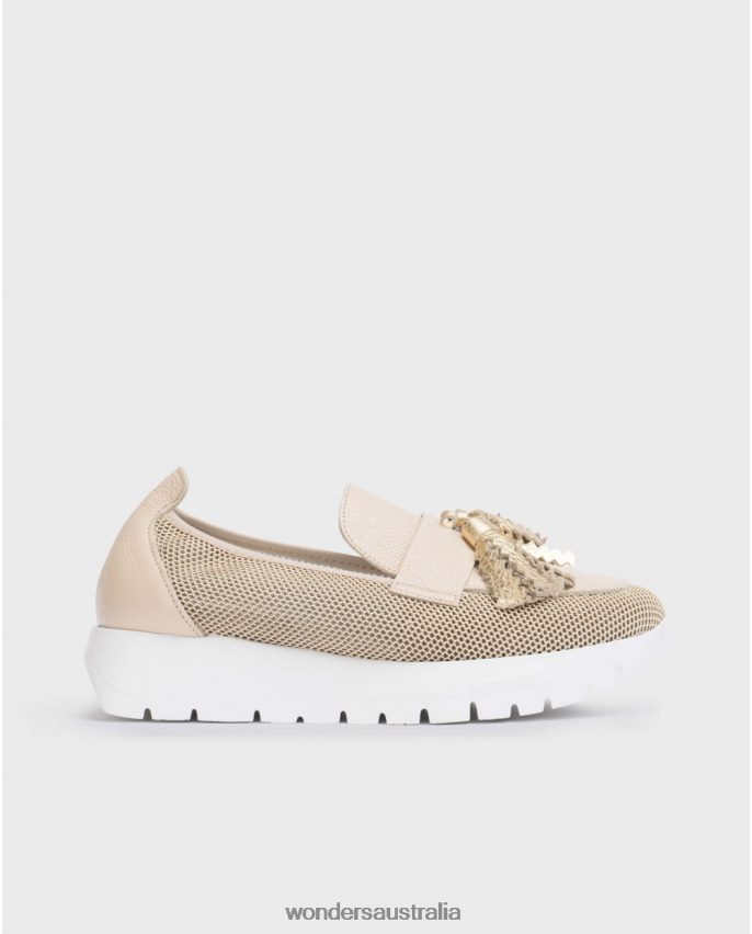 Beig/Natur Footwear DD4868238 Beig/Natur Beige Materia Moccasin Women Wonders