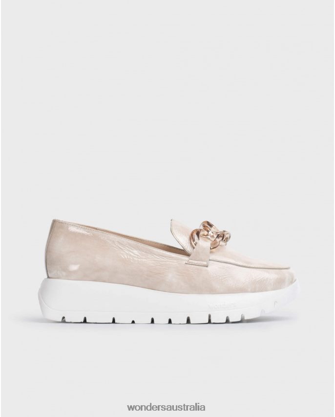 Taupe Footwear DD4868298 Taupe Brown Rose Moccasin Women Wonders