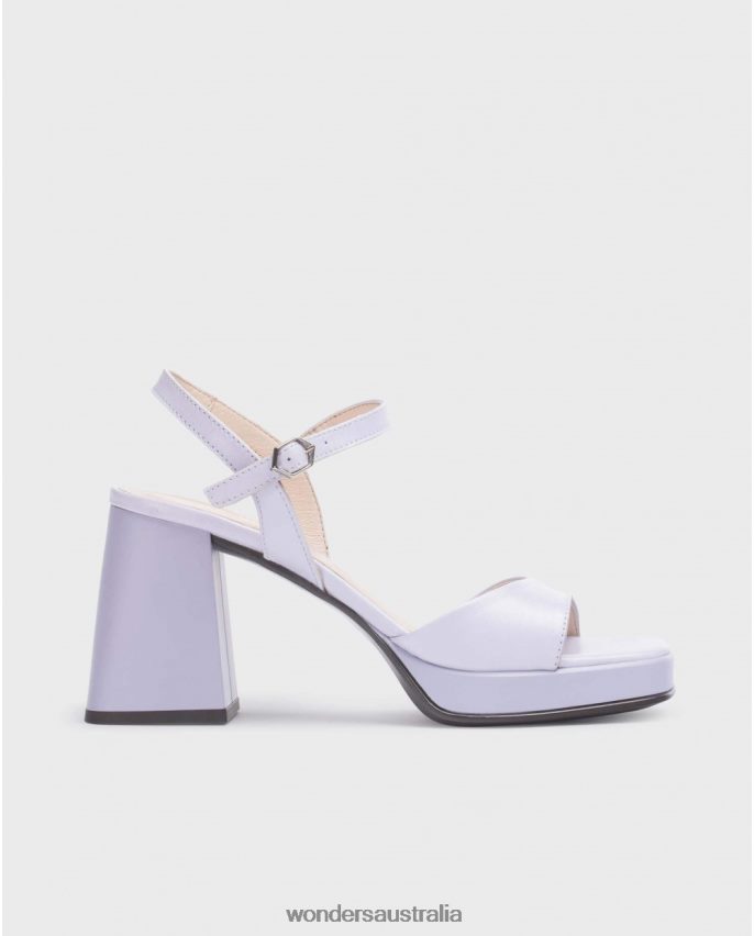 Lavender Footwear DD4868111 Lavender Black Lexi Sandal Women Wonders