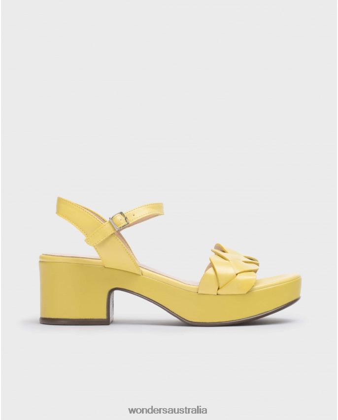 Lima Footwear DD4868243 Lima Yellow Luna Sandal Women Wonders