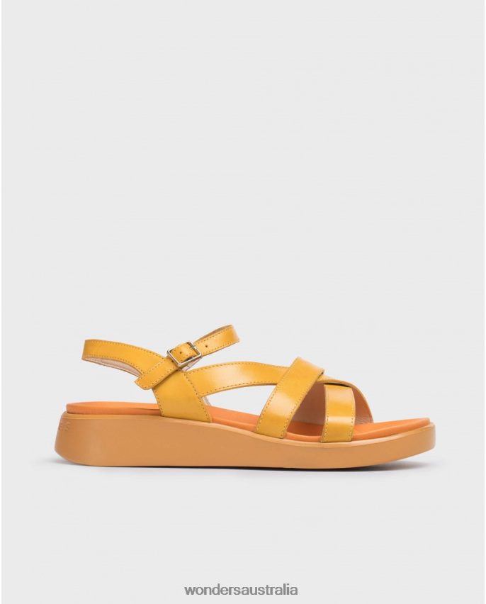 Mango Footwear DD4868322 Mango Orange Folk Sandal Women Wonders
