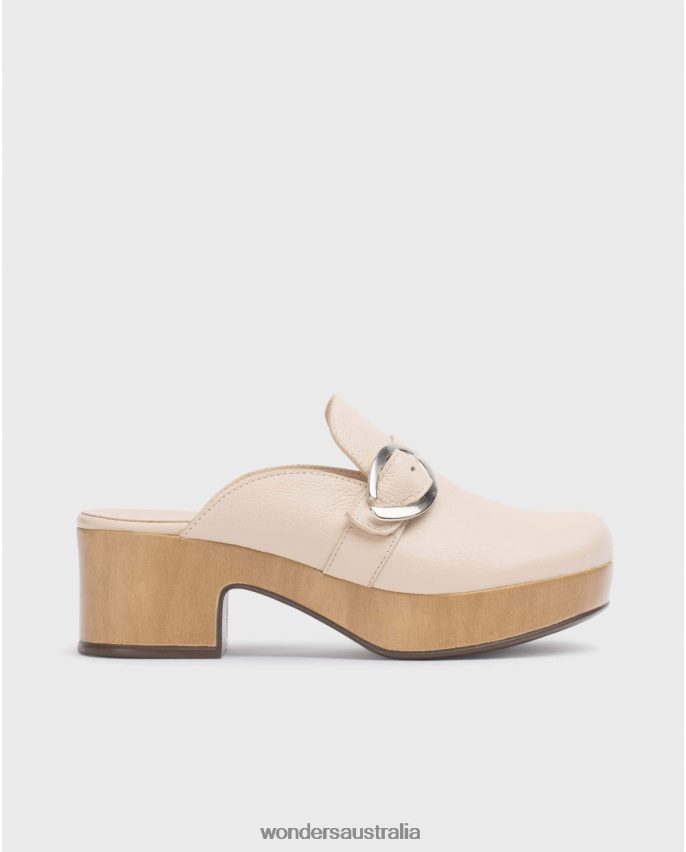 Natural Footwear DD4868259 Natural Beige Slow Clog Women Wonders