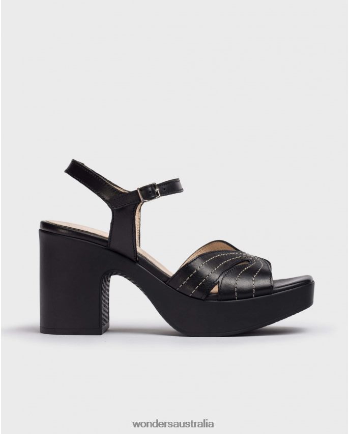Negro Footwear DD4868116 Negro Black Lexi Sandal Women Wonders