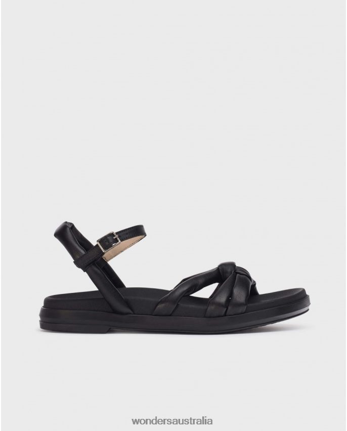 Negro Footwear DD4868122 Negro Black Elsa Sandal Women Wonders