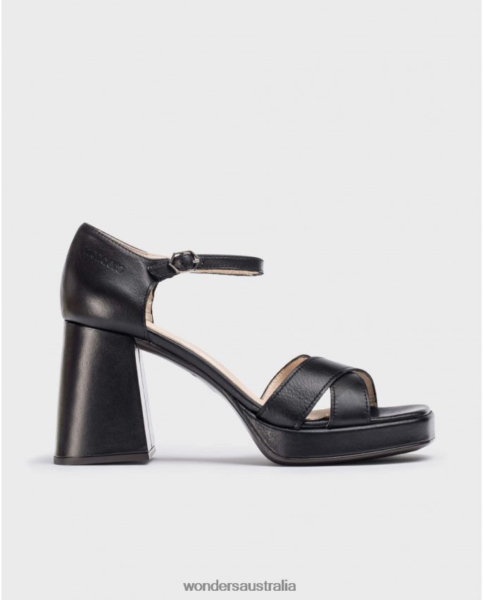 Negro Footwear DD4868197 Negro Black Julia Sandal Women Wonders