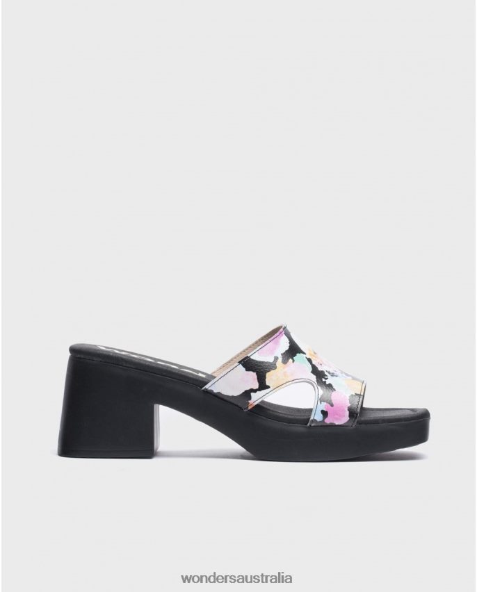 Negro Footwear DD4868206 Negro Black Motel Sandal Women Wonders