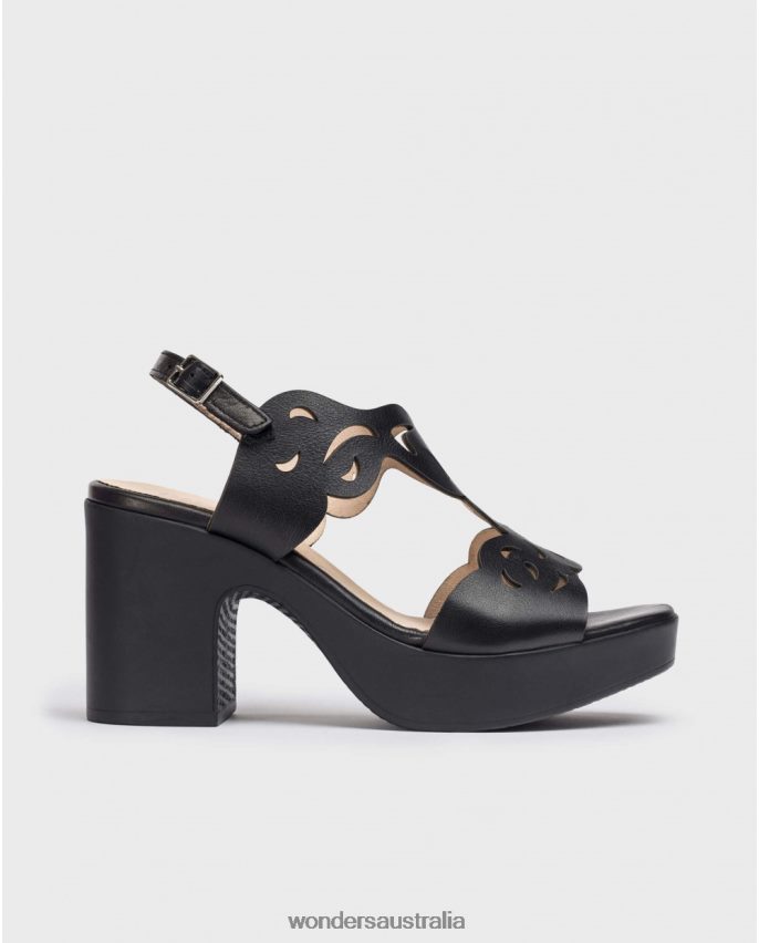 Negro Footwear DD4868283 Negro Black Lexi Sandal Women Wonders