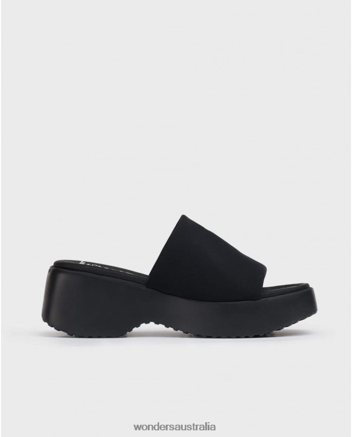 Negro Footwear DD4868287 Negro Black Susan Sandal Women Wonders
