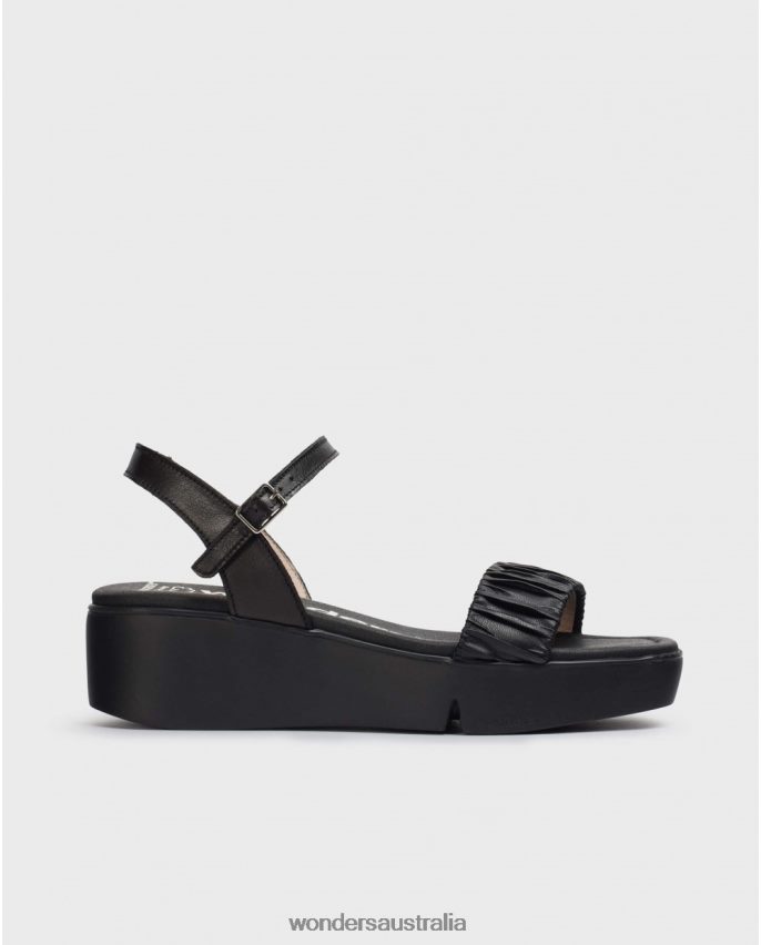Negro Footwear DD4868312 Negro Black Boza Sandal Women Wonders