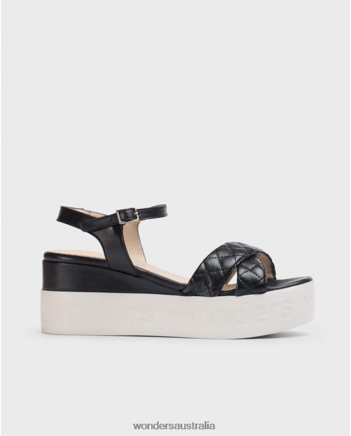 Negro Footwear DD4868404 Negro Black Doll Sandal Women Wonders