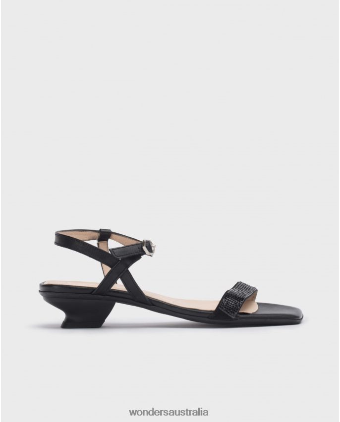 Negro/Negr Footwear DD486831 Negro/Negr Black Marian Sandal Women Wonders