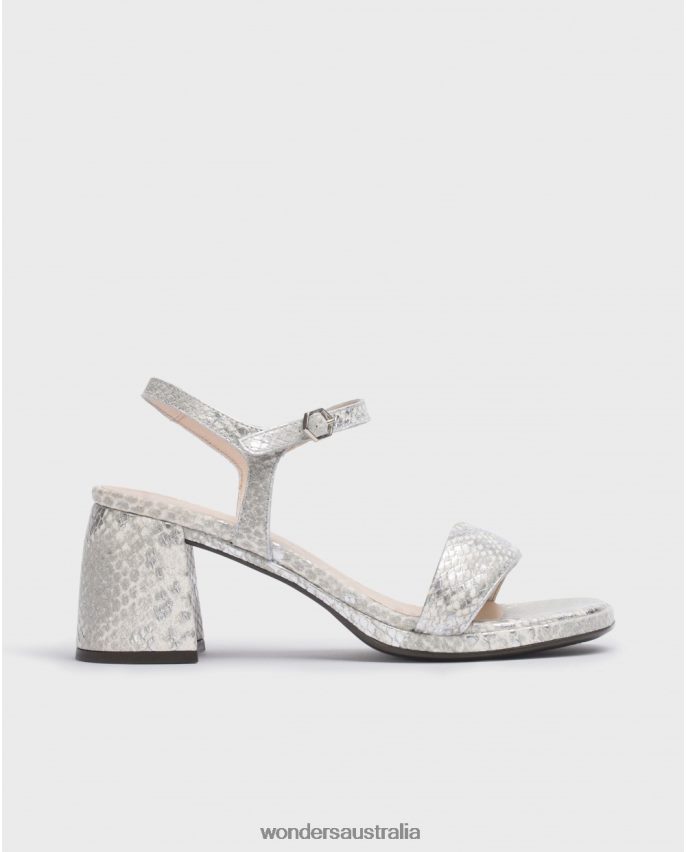 Plata Footwear DD48684 Plata Silver River Sandal Women Wonders