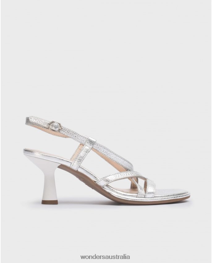 Plata Footwear DD486858 Plata Silver Glow Sandal Women Wonders