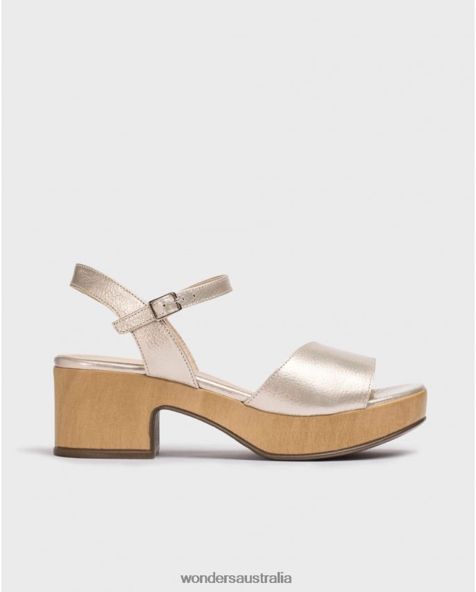 Platino Footwear DD4868260 Platino Metal Loli Sandal Women Wonders