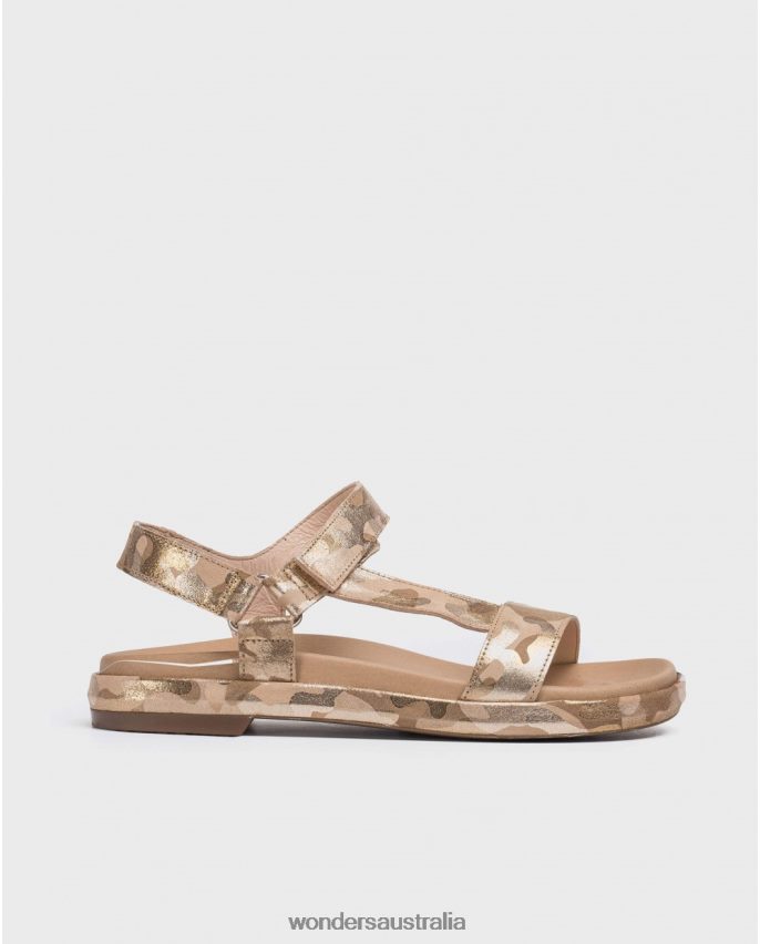 Platino Footwear DD4868409 Platino Embossed Bio Sandal Women Wonders
