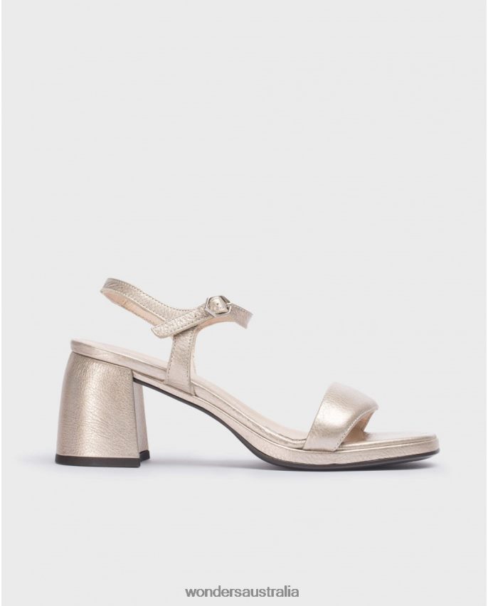 Platino Footwear DD486860 Platino Gold River Sandal Women Wonders