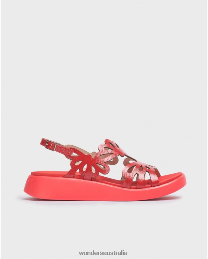 Rojo Footwear DD486840 Rojo Red Margarita Sandal Women Wonders