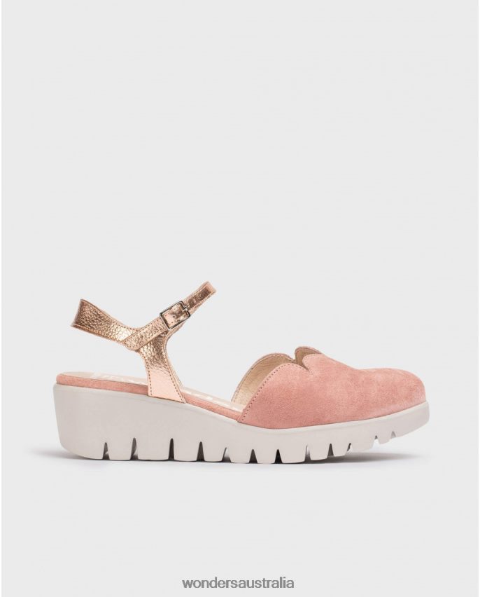 Rosa/Gold Footwear DD486847 Rosa/Gold Pink Caravaca Sandal Women Wonders