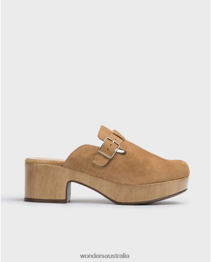 Sand Footwear DD4868214 Sand Brown Mara Clog Women Wonders