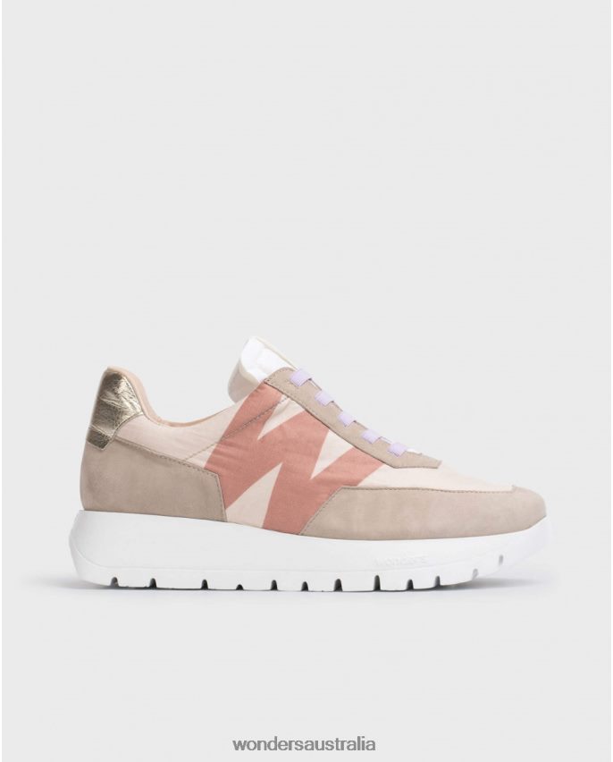 Taupe/Blan Footwear DD4868249 Taupe/Blan Brown Odisei Sneaker Women Wonders