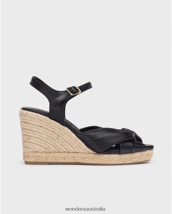 Negro Footwear DD486844 Negro Black Anuk Sandal Women Wonders