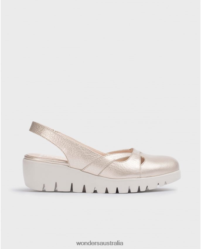 Platino Footwear DD4868226 Platino Gold Sevilla Shoe Women Wonders